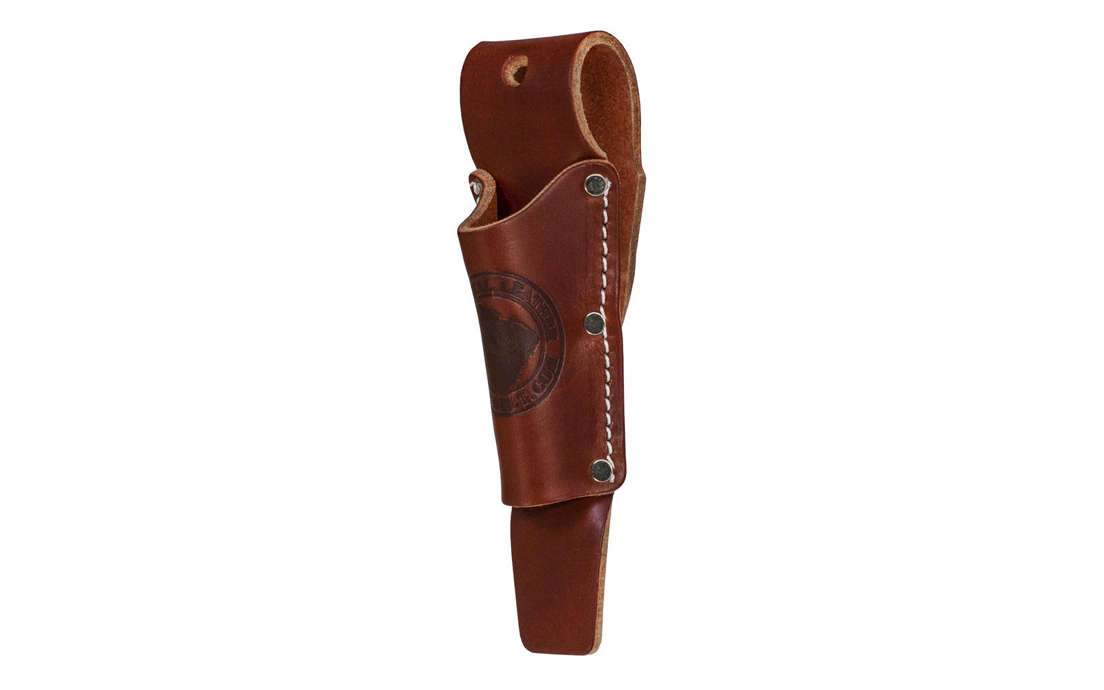 Occidental Leather Tapered Tool Holder Holster ~ 5032 - Model 5032 - Fits up to a 3" work belt - Leather Tool Holster - 3" projection - Riveted - Holster - Hand Made - 759244176803 - Leather - Occidental Holder - Occidental Leather Tool Holder - Tool Holder - Tapered Tool Holster - Tapered Holster - Tapered Tool Holder