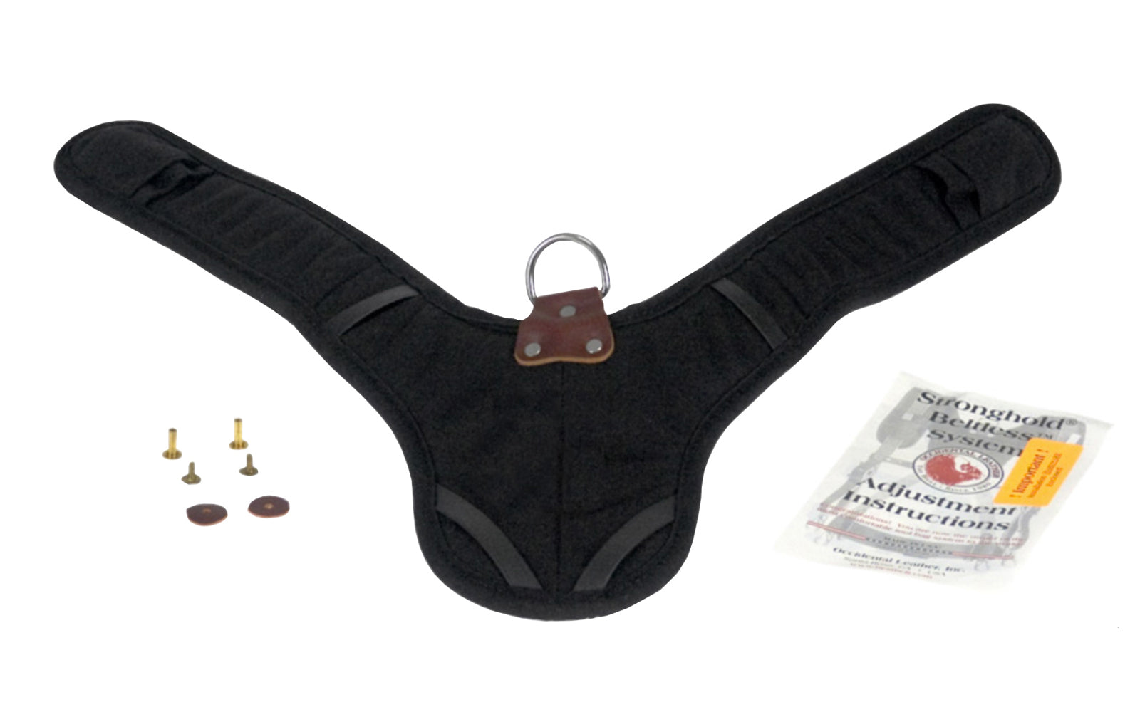 Model No. 5055P - Occidental Leather replacement shoulder pad for the 5055 "Stronghold" Suspension System. Made of industrial nylon material & genuine leather. 759244185409. Made in USA 