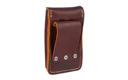 Occidental Leather All-Leather Construction Calculator Holder Case ~ 5068 - Model No. 5068 ~ Fits Construction Master models I, II, III, IV, & other brands. Also fits a Galaxy S3 cell phone ~ Up to 3" wide belt - Made in USA ~ Genuine Leather construction holder holster ~ 759244009903 -  Belt - Leather - Brown