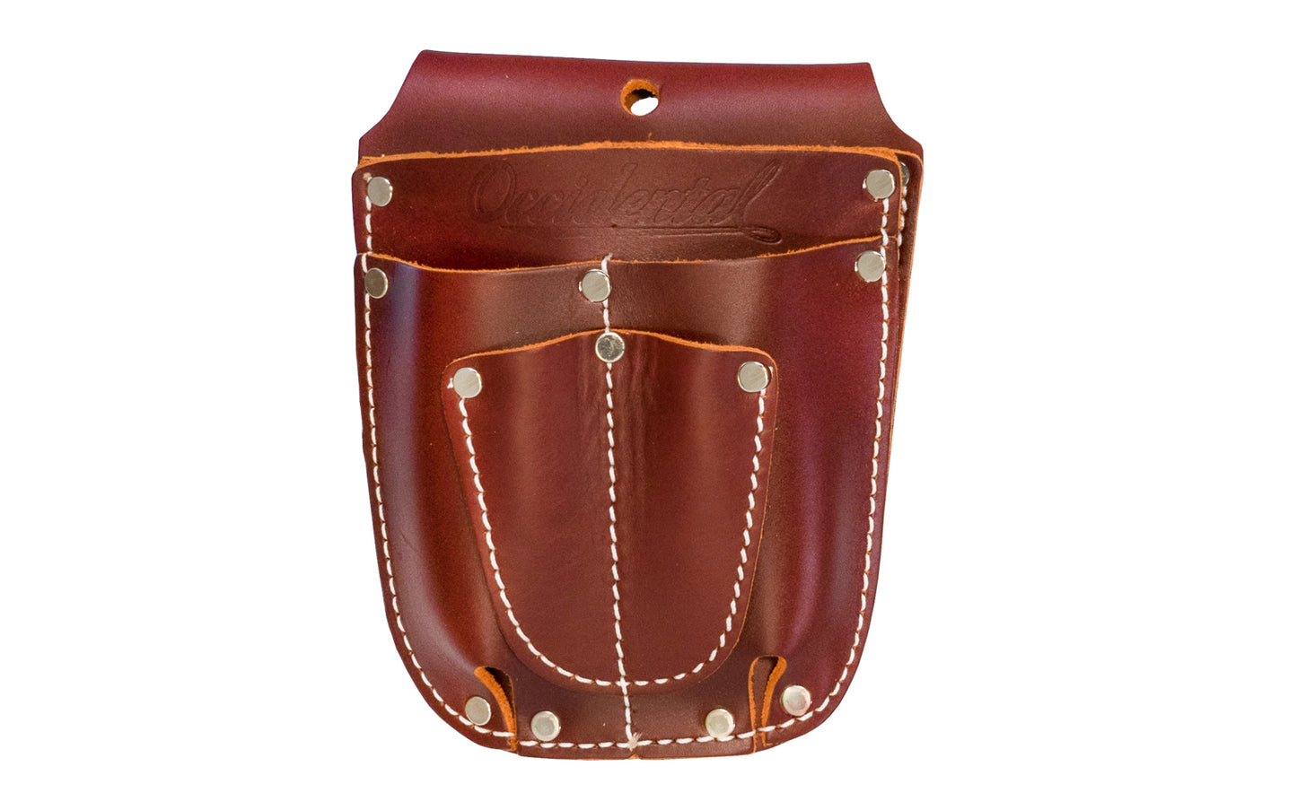 Occidental Leather 5-pocket Organizer Caddy ~ 5100 - Fits up to 2" work belt - Leather Pocket Organizer - Riveted - Holster - Belt Caddy  - Occidental Holder - Occidental Leather Pocket Caddy - Tool Caddy - 5 pocket tool organizer Ideal for small repair work, shop workers, gardeners, farm repair, & cabinetmakers - Five Pocket Caddy