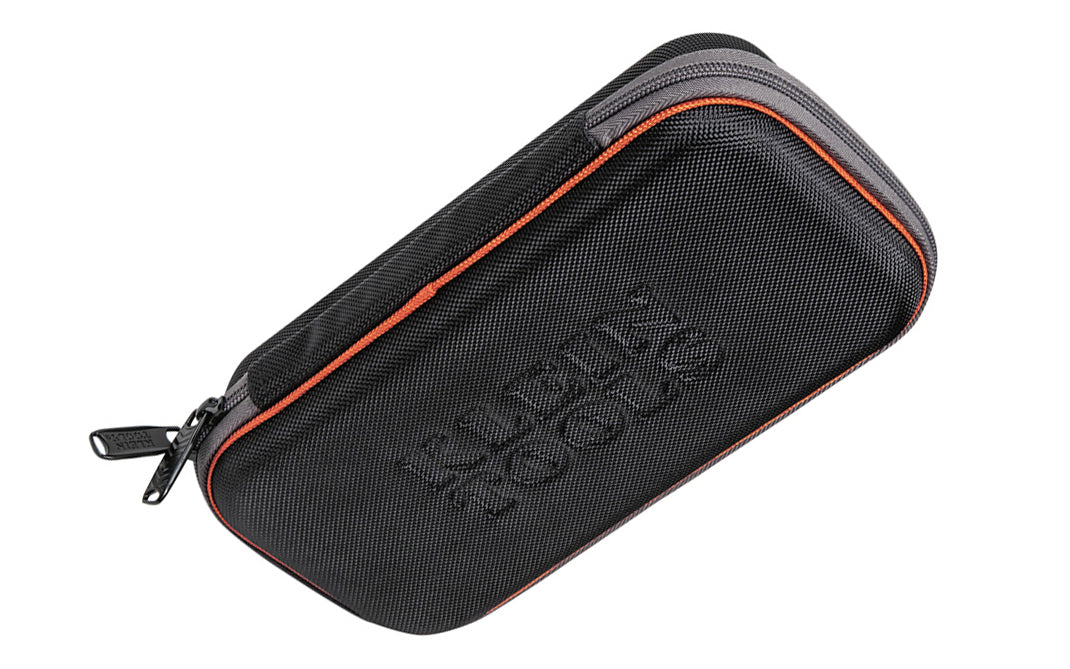 Klein Tools - Model 5139 - Hard shell protects tools, meters, small parts & tech devices - Polyester material - Soft interior lining - Hard outer shell protects items when in a tool bag or pouch - Klein Tradesman Pro Hard Case Large - Large Size - Durable zipper closure - Klein Hard Case to protect tools - Protection  - 092644554353
