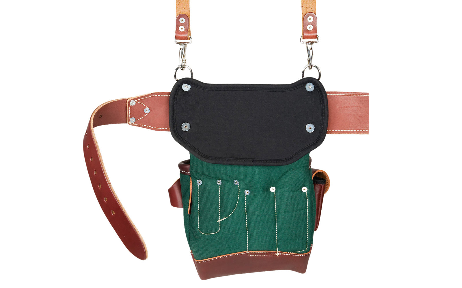 Model No. 5355 - Occidental Leather "Stronghold" Suspension System combination of Occidental Leather "Stronghold" Suspension System No. 5055 & the "Hip Buddies" No. 9008. The Suspension System redistributes your load while the "Hip Buddies" soften the blow you experience day in day out. 759244285703. Made in USA