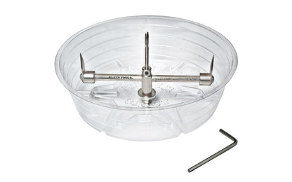 Adjustable Hole saw from Klein Tools quickly & smoothly cuts clean holes in drywall & ceiling tiles. Applications include can lights, speaker holes & sprinkler systems. Blades adjust to cut holes from 2" (51 mm) to 7" (178 mm) in diameter. Fits most 3/8" & 1/2" drill chucks. Klein Tools Adjustable Hole Saw Model 53731 ~ 092644537318