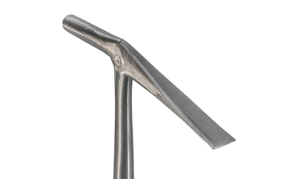 Made in USA · Model No. 55 ~ Quality French Saddler's hammer made by C.S. Osborne. Oval Walnut Handle is riveted through steel shank. Head & handle are steel, forged in one piece, highly polished. The smooth, blunt end of hammer is ideal to form leather & drive tacks in hard to reach places. - Leather working hammer