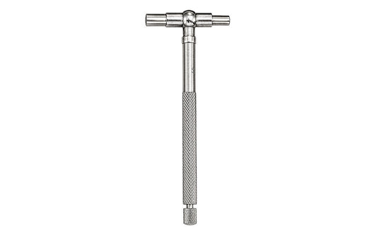 Starrett 579 Telescoping Gage is used for determining the true size of holes, slots, and recesses. The ends of both contacts are hardened and ground to a radius to allow proper clearance on the smallest hole the gage will enter. Model 579C. Range: 3/4" to 1-1/4" (19-32mm).