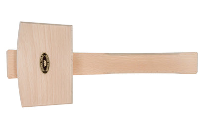 5" Beechwood mallet made by Crown Tools in England. Model 107. High quality mallet is very sturdy & durable. Manufactured from the finest kiln dried Beech. Great for woodworking applications, chisel work, cabinet making, boat building, furniture work, & other uses. Handle is not lacquered. Made in Sheffield, England. 