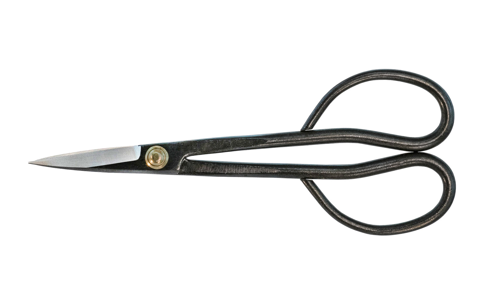 These Japanese Koeda-Kiri Hasami Shears are high quality snips great for Bonsai, bud cutting, floral thinning, & multi-purpose outdoor garden work. The body is long & narrow. Very good for trimming inside dense foliage. Made of high carbon steel, the cutting edges are sharp & cut nicely. Bonsai Snips. Made in Japan. 