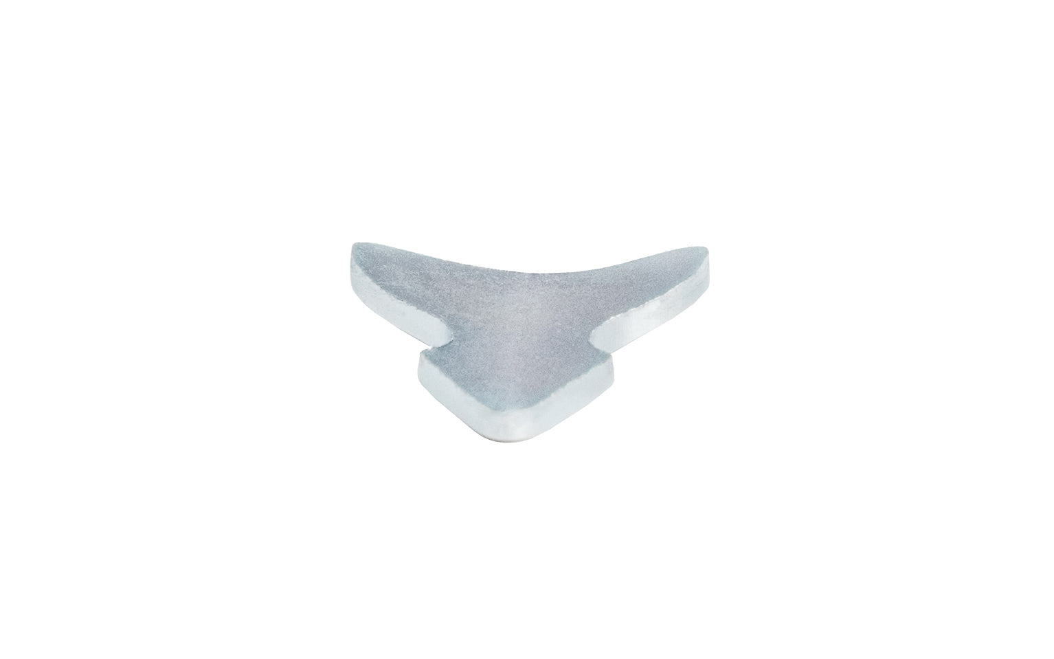 Traditional one point drawer stops that are made of steel material. Slightly curved. Sold as a pair, or 50 pieces in a bag. Single prong stops 5/8" wide x 3/4" high. single prong stops for drawers. 1 point steel drawer stops. For traditional antique drawers