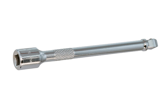 6" Socket Extension 3/8" Wobble Dr. Chrome Vanadium Steel.  Made in Japan. Center Sockets. Made in Japan. 6" length extension. 3/8" drive. Wobble Drive