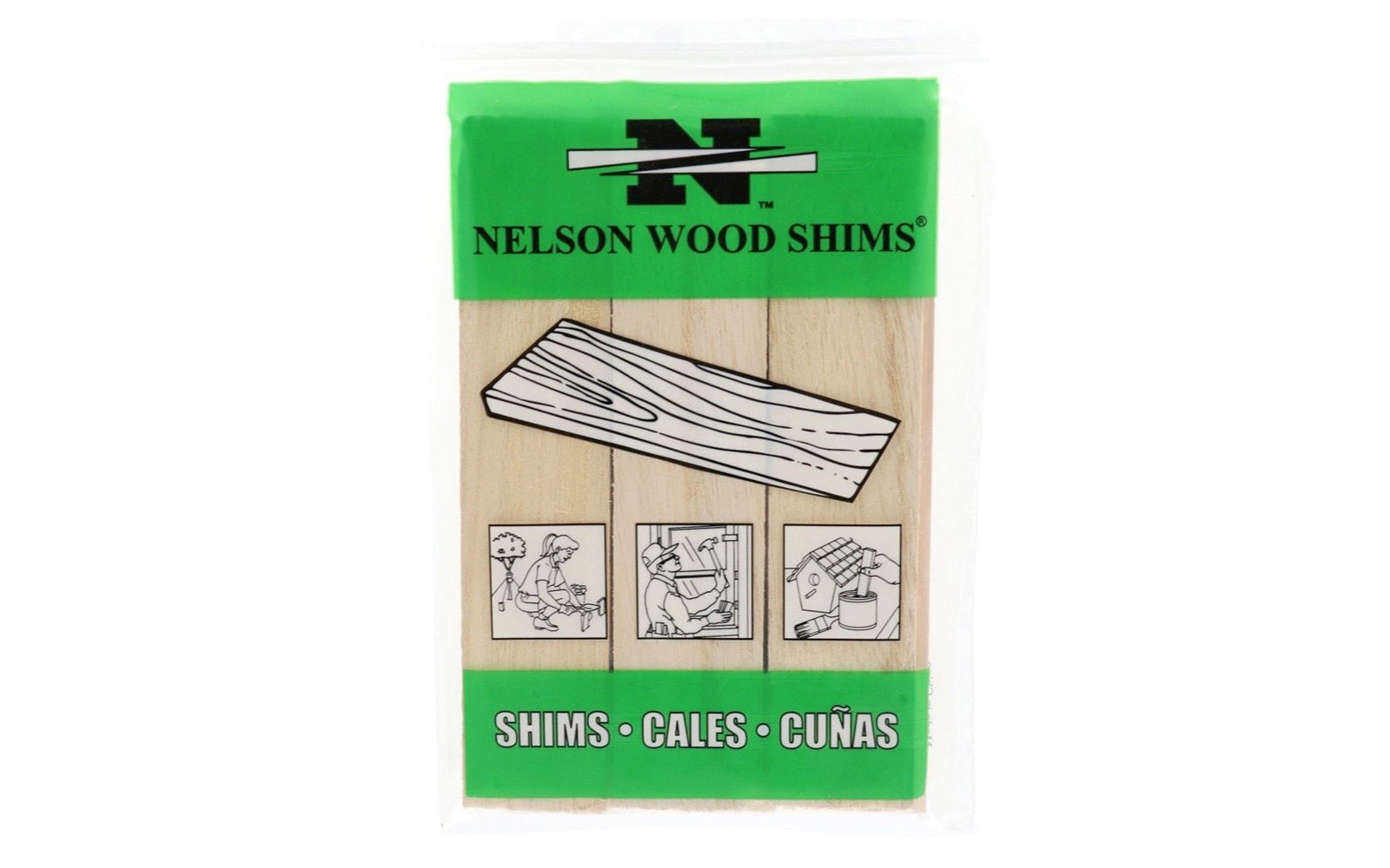 6" long Nelson Wood Shims are a favorite of the do-it-yourself type & contractors. Thin, feathered tips. 6" long x 1-3/8" pine wide shims in a Excellent for doors, windows, cabinets, countertops, leveling appliances, craft projects etc. 9 pack bundle. DIY Wooden Shim Bundle. 00808.  091996000808