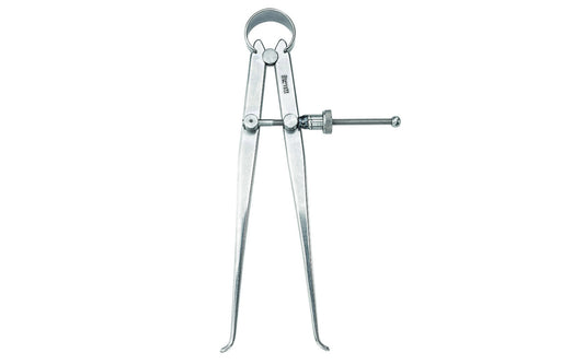 Starrett 73 Series 6" "Yankee" Spring-Type Inside Calipers with Flat Legs & Quick-Spring Nut are made from a high-grade steel & well-finished. The legs are made of flat stock & are very durable. Calipers feature a hardened fulcrum stud, strong & flexible bow string. Caliper size & capacity is 6". Made in USA.