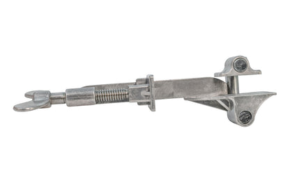 Model UC-76A. Right Angle Shelving Clamps are compact face shelving clamps made of injection molded aluminum alloy for strength while being lightweight at the same time. These right angle shelving clamps have the gripping jaw turned 90° to operate on a right angle joint. Dubuque "Miro Moose".  Made in USA. 099687007600