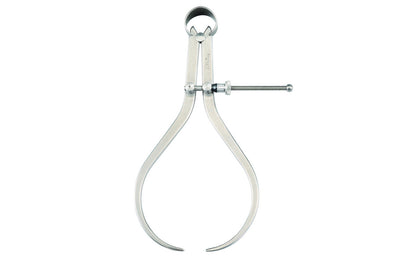 Starrett 79 Series "Yankee" Spring-Type Outside Calipers with Flat Legs & Quick-Spring Nut are made from a high-grade steel & well-finished. The legs are made of flat stock & are very durable. Divider size & capacity is 8". Model 79B-8. Made in USA.