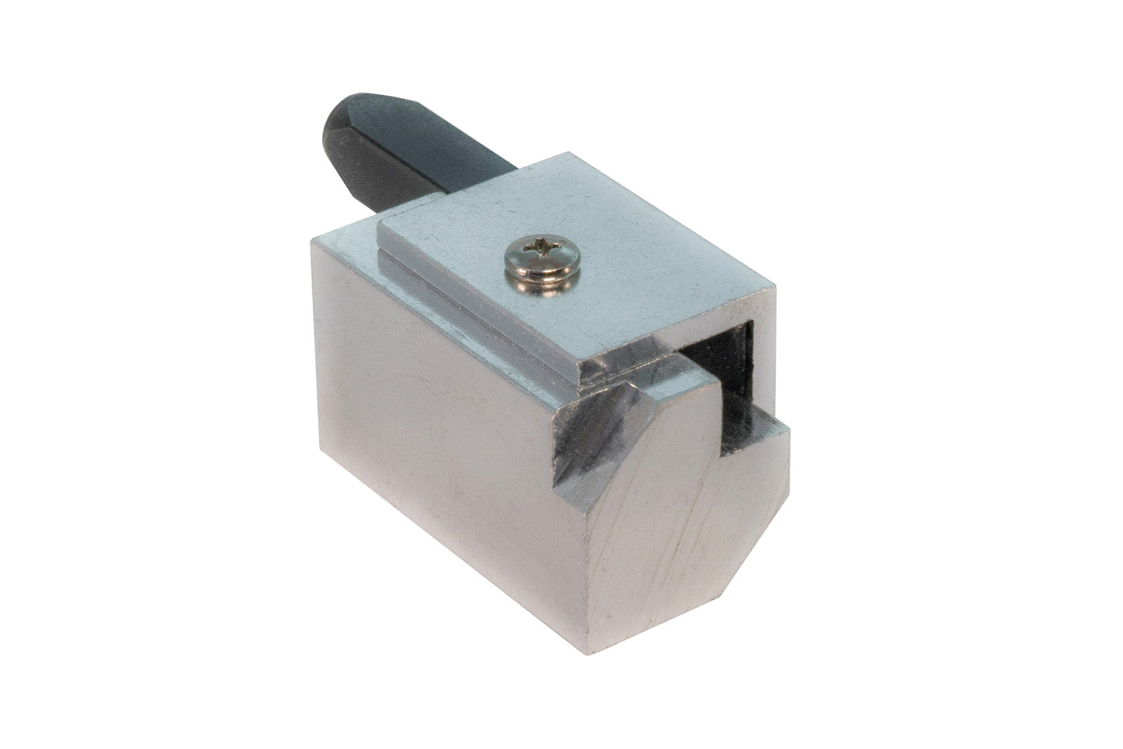 Corner Chisel with a 3/8" cutting edge - Will work to a depth of 5/8". Place this self-aligning chisel up against each mortise corner, and hammer the spring-loaded chisel shaft once to cut a perfect 90° corner for a perfect-fitting hinge plate. Cutting edge of 3/8" and will work to a depth of 5/8" of moldings or frames.