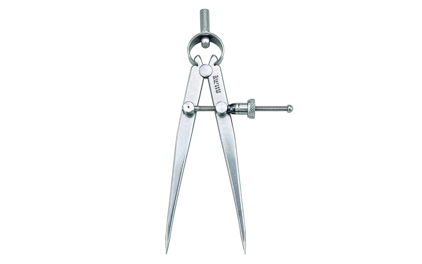 Starrett 83 Series 4" "Yankee" Spring-Type Divider with Flat Legs & Quick-Spring Nut are made from a high-grade steel & well-finished. The legs are made of flat stock & are very durable. Dividers feature a hardened fulcrum stud, strong & flexible bow string. Divider size & capacity is 4". Made in USA.