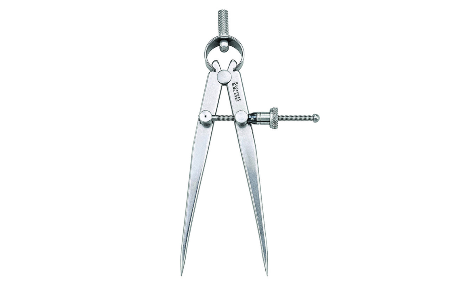 Starrett 83 Series 4" "Yankee" Spring-Type Divider with Flat Legs & Quick-Spring Nut are made from a high-grade steel & well-finished. The legs are made of flat stock & are very durable. Dividers feature a hardened fulcrum stud, strong & flexible bow string. Divider size & capacity is 4". Made in USA.