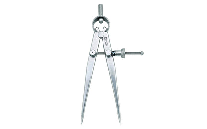 Starrett 83 Series 4" "Yankee" Spring-Type Divider with Flat Legs & Quick-Spring Nut are made from a high-grade steel & well-finished. The legs are made of flat stock & are very durable. Dividers feature a hardened fulcrum stud, strong & flexible bow string. Divider size & capacity is 4". Made in USA.