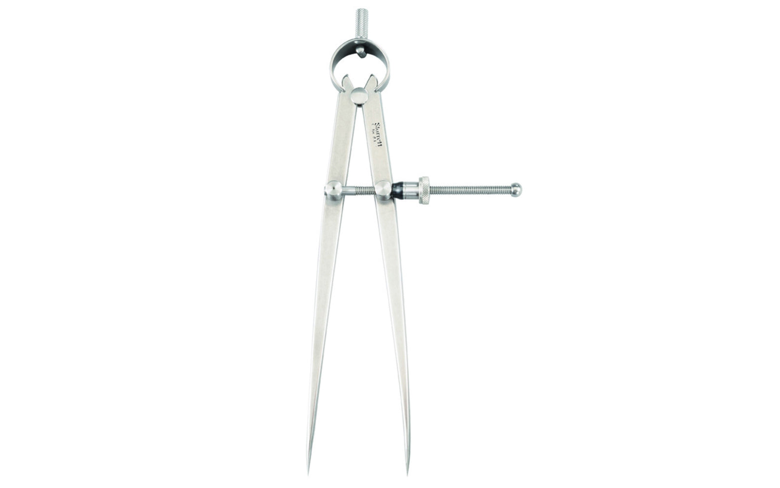 Starrett 83 Series 8" "Yankee" Spring-Type Dividers with Flat Legs & Quick-Spring Nut are made from a high-grade steel & well-finished. The legs are made of flat stock & are very durable. Dividers feature a hardened fulcrum stud, strong & flexible bow string. Divider size & capacity is 8". Model 83B-8. Made in USA.