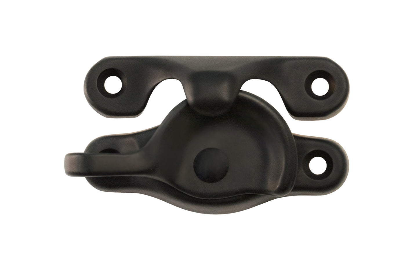 High quality & very popular classic solid brass crescent-style sash lock designed for hung or sash windows. Solid brass material with a durable pivot turn. 2-1/2" x 7/8" Regular Size Window Lock. Oil Rubbed Bronze Finish