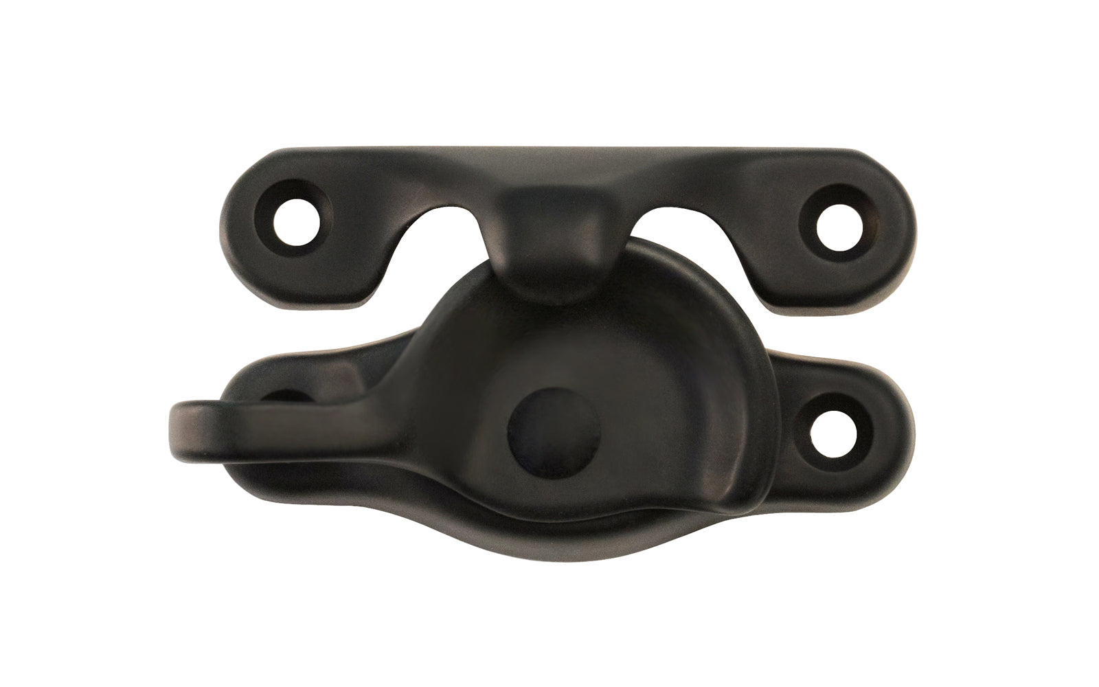 High quality & very popular classic solid brass crescent-style sash lock designed for hung or sash windows. Solid brass material with a durable pivot turn. 2-1/2" x 7/8" Regular Size Window Lock. Oil Rubbed Bronze Finish