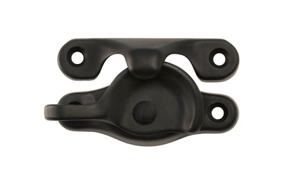High quality & very popular classic solid brass crescent-style sash lock designed for hung or sash windows. Solid brass material with a durable pivot turn. 2-1/2" x 7/8" Regular Size Window Lock. Oil Rubbed Bronze Finish