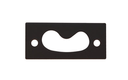 Vintage-style Hardware · A high quality solid brass strike for sash window locks. This well-made catch is formed of solid brass, making it strong & durable. This strike catch is designed for use with our Classic Solid Brass Sash Lock. 2-1/2"  x  1-1/8" strike size. 1/16" thickness. Flush Sash Window Strike. Oil Rubbed Bronze Finish.