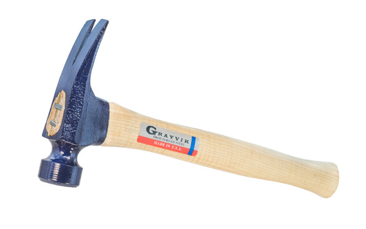 Grayvik No. 90129 Vaughan Grayvik 19 oz hammer is rip Hammer with a mill face. Rust-resistant powder coated finish. Vaughan "California Framer" Hammer Factory Seconds. Rust-resistant powder coated finish. Vaughan Factory Seconds Hammer. Made in USA. 051218901290
