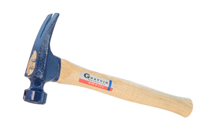 Grayvik No. 90141 Vaughan Grayvik 19 oz hammer is rip Hammer with a mill face. Rust-resistant powder coated finish. Magnetic Nail Slot Holder in hammer. Vaughan "California Framer" Hammer Factory Seconds. Rust-resistant powder coated finish. Vaughan Factory Seconds Hammer. Made in USA. 051218901412