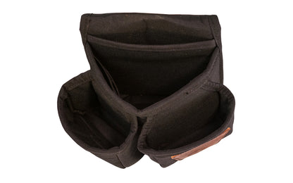 Occidental Leather Clip-On 7-Pocket Pouch - Model 9504 ~ Versatile multi-pouch design, with tool holders for pencils, utility knife, angle square, & capacity for multiple fasteners. Perfect for small jobs or the do-it-yourself weekend projects. Perfect for small jobs. Made of Nylon & genuine Leather - 759244175004
