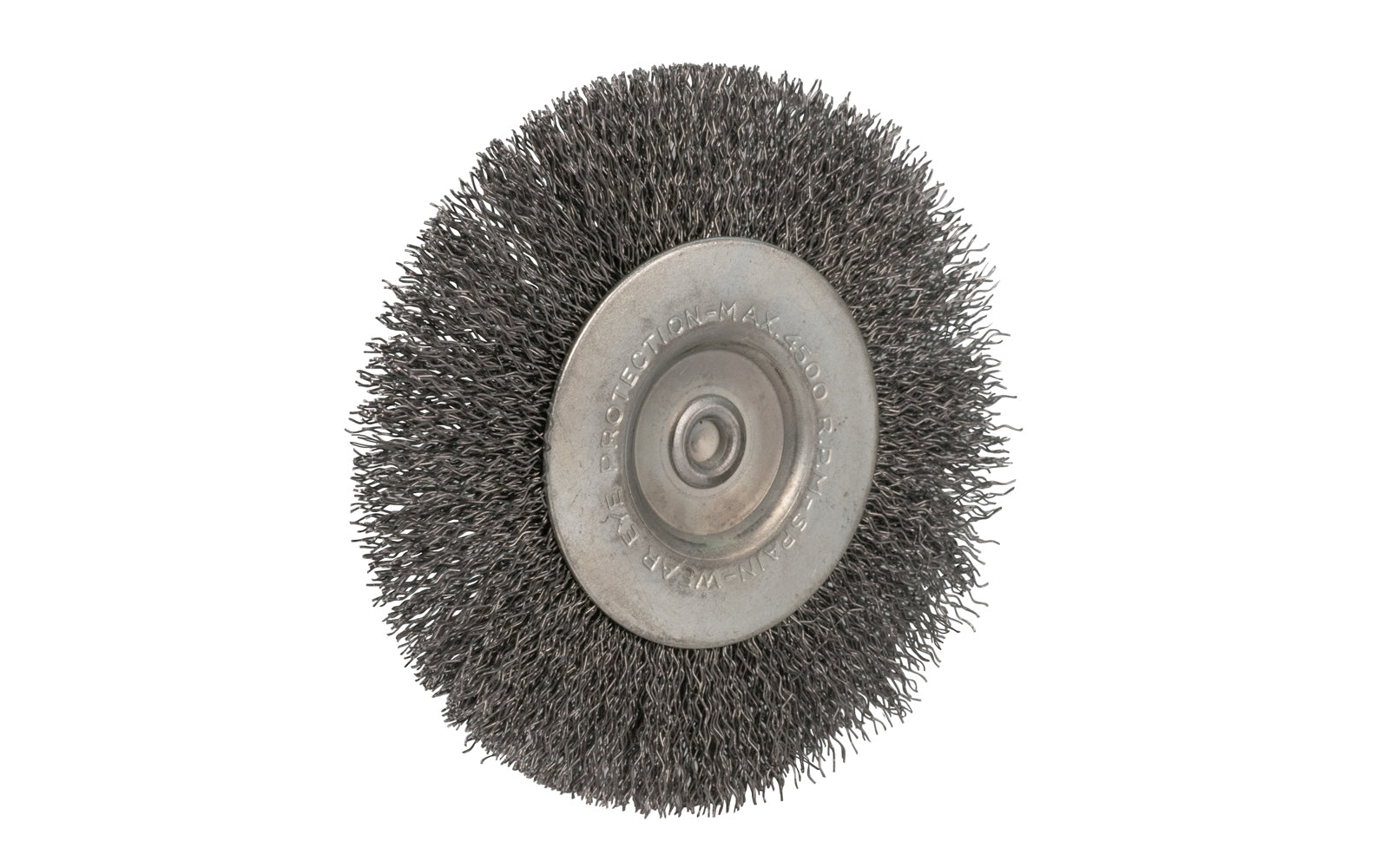 Alfa Tools 4" Coarse Wire Wheel - 1/4" Shank. 0.012" Wire Diameter. 4500 RPM max. All-steel construction. Applications include deburring, blending, removal of rust, scale, dirt, & finish preparation prior to painting or plating. Made by Alfa Tools. Made in Spain.