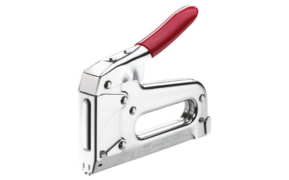 Arrow T18 Wire & Cable Gun Tacker. Fits wires up to 3/16" (5 mm)  Made in USA. T18 staple gun uses T18 3/8" & 7/16" round crown staples. 079055000181