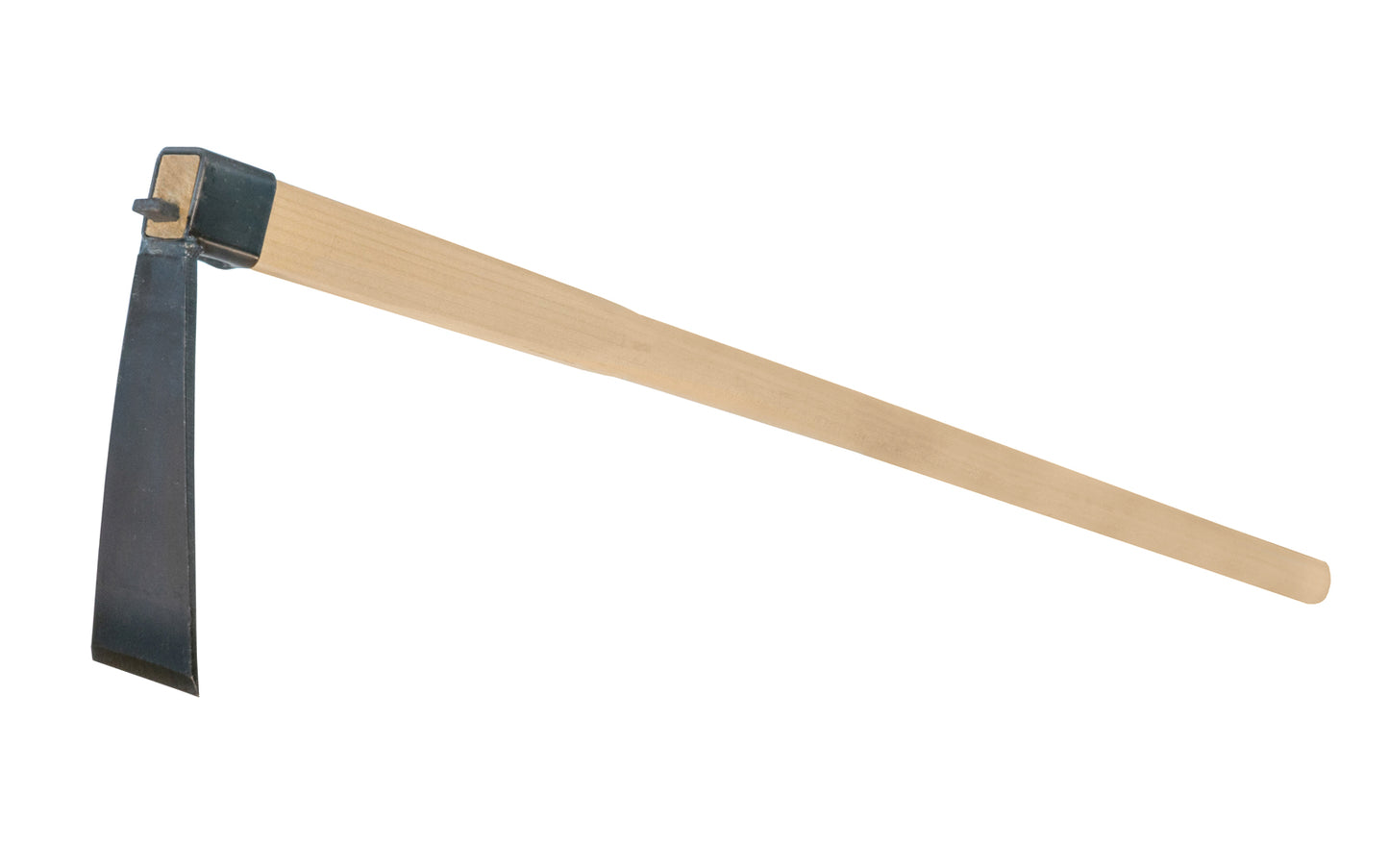 A quality Japanese Asano Bachi Gata Hoe with Long Handle. Made of high carbon steel, the blade is very sharp & cuts tough weeds & roots with ease. The hoe is also good for harvesting & cultivating soil. Blade is slightly curved which helps dig into the soil easily. 36" Long Japanese Hoe. Made in Japan. 4994898060559