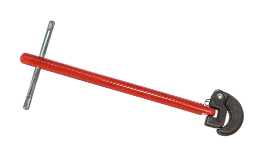 10" Sliding T-Handle Basin Wrench - Reversible & Heat Treated Jaw