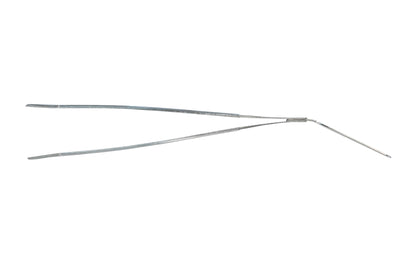 These Japanese Bonsai Tweezers with Angled Tips are used to remove insects, needles, weeds, & other fine debris around the base of the Bonsai. The spatula is well suited for tamping soil & the semi-sharp edges work well for scraping soil & loosening the soil around the edges on containers. Serrated Tips. Made in Japan