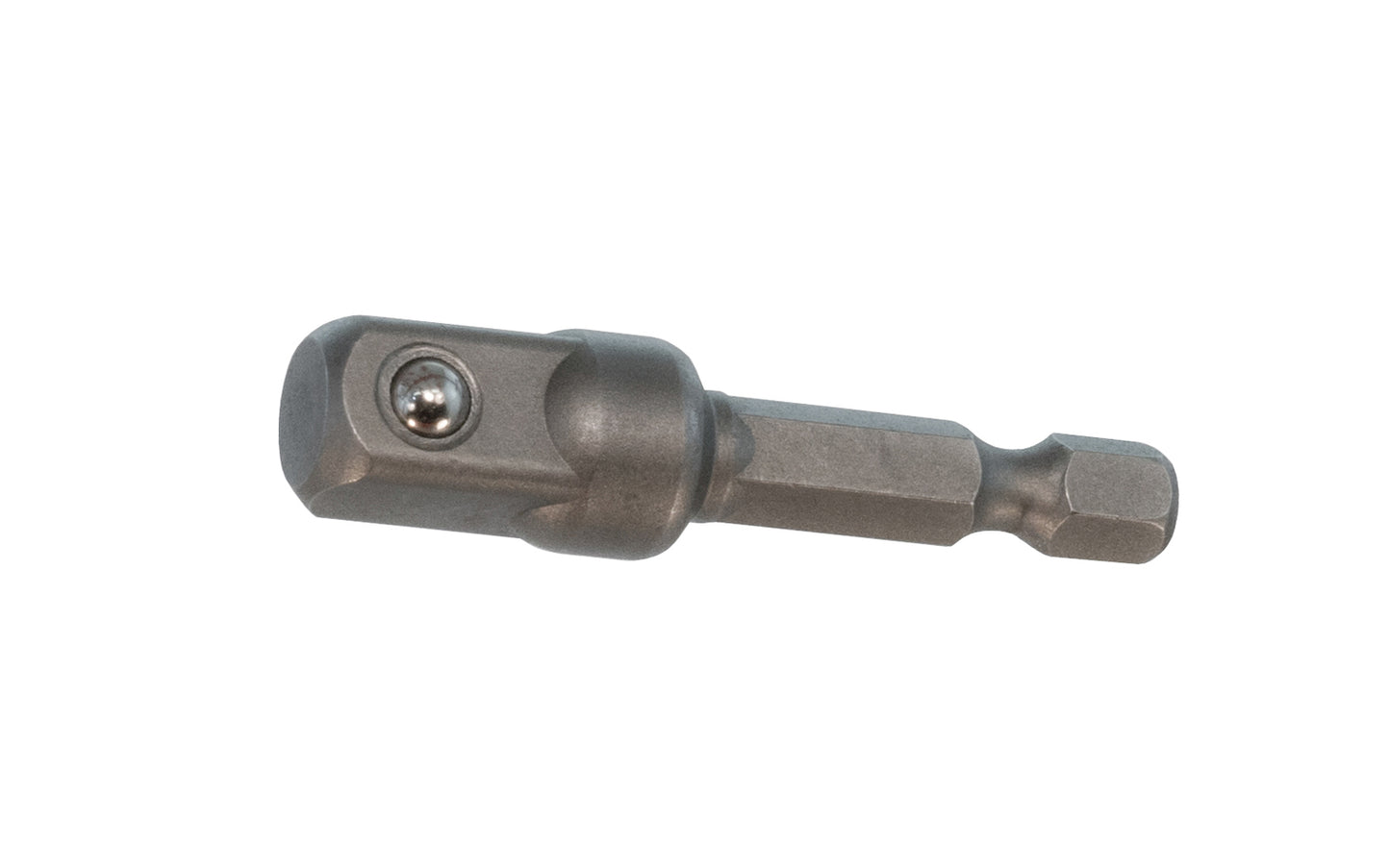 3/8" Dr Adapter - 1/4" Hex Ball Shank. 1/4" Hex to 3/8" Square Drive Socket adapter. Bestway Tools. Model 84073. 080497840730