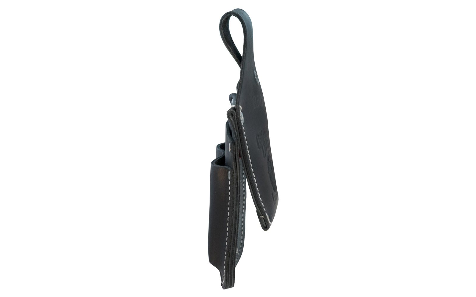 Occidental Leather 4-pocket Organizer Caddy ~ B5057 - Fits up to 2" work belt - Fits in your pocket - Leather Pocket Organizer - Riveted - Holster - Hand Made - Leather - Black color - Occidental Leather Pocket Caddy - Tool Holder - Ideal for small repair work, shop workers, gardeners, farm repair, & cabinetmakers