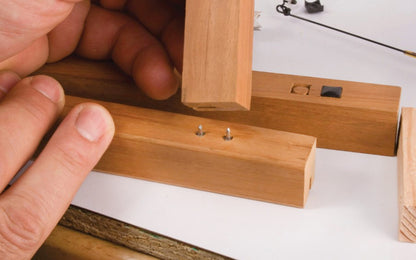 FastCap Blind Nail Kit, 3/16" x 3/8" Nails. The FastCap Blind Nail allows you to have an invisible mechanical connector. Simply insert the dual head nail into the set tool to set the nail, then tap the molding or wood into place on the other side. Kit includes the Blind Nail Tool & Blind Nails. Model BLIND NAIL KIT.