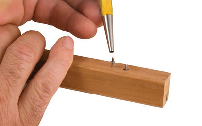 FastCap Blind Nail Kit, 3/16" x 3/8" Nails. The FastCap Blind Nail allows you to have an invisible mechanical connector. Simply insert the dual head nail into the set tool to set the nail, then tap the molding or wood into place on the other side. Kit includes the Blind Nail Tool & Blind Nails. Model BLIND NAIL KIT.