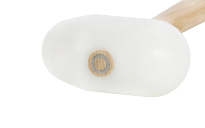 Picard's Bossing Hammer is a tinsmiths' hammer, egg-shaped, made from special durable plastic. Special plastic curved material designed for sheet metal. Picard Bossing Hammer - 13 oz. 4016671015393. Model 395 ES. Made in Germany.