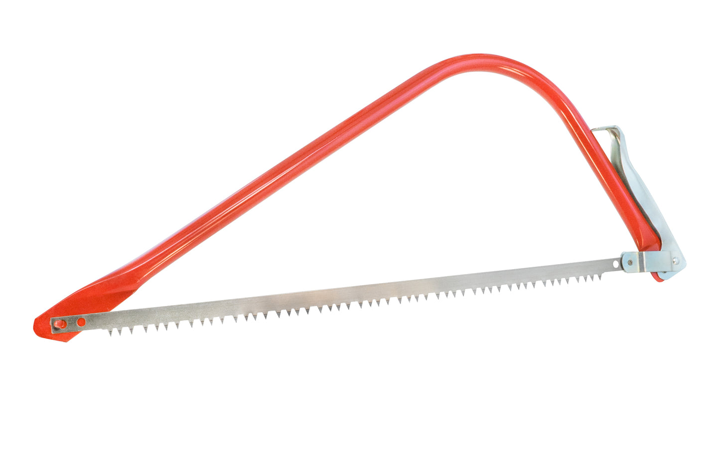 A Japanese blade bow saw that's good for green woods, The teeth on the saw are ground hardened with coarse teeth for very fast aggressive cutting. 21" Blade Length. Bowsaw has Steel frame.   Blade made in Japan. Bow Saw with 21" Japanese Blade.