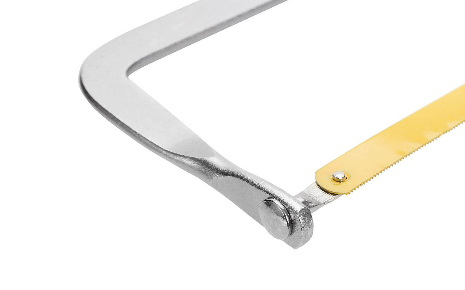 No. 50 GreatNeck Adjustable Pistol Grip Hacksaw is good for cutting glass, ceramic tile, hardened steel or bone, & variety of materials. Heavy duty steel frame provide strength & durability. Adjustable Frame Accepts 10" & 12" Hacksaw Blades. 3" Cutting Depth. High Impact Pistol Grip Handle. 16" length. 076812009692