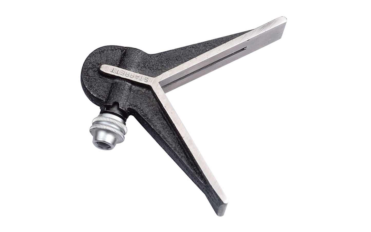 The Starrett C11-6 Center Head Only for 6" Combination Square. Cast iron head with black wrinkle finish. Center head.   Made in USA. 049659500738