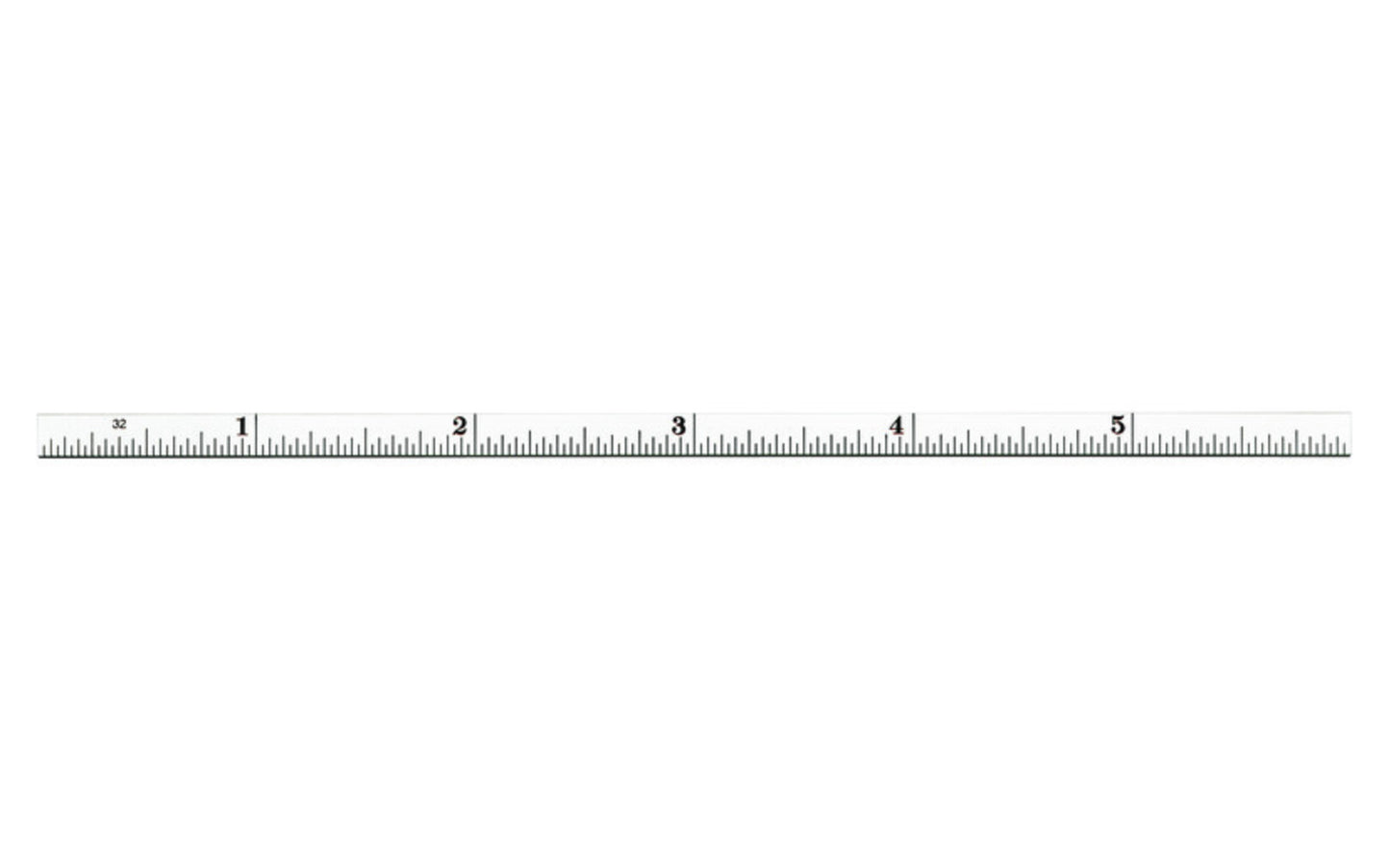  Starrett 6" Narrow Flexible Rule - 1/32", 1/64" Grads. Satin Chrome Finish. 3/16" thin rule.  Made in USA. EDP 52696. Model C610N-6. 049659526967