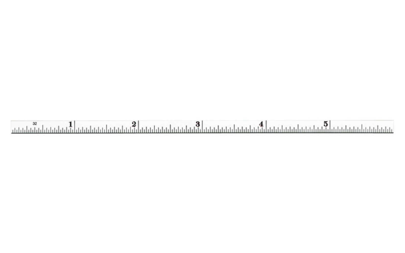  Starrett 6" Narrow Flexible Rule - 1/32", 1/64" Grads. Satin Chrome Finish. 3/16" thin rule.  Made in USA. EDP 52696. Model C610N-6. 049659526967