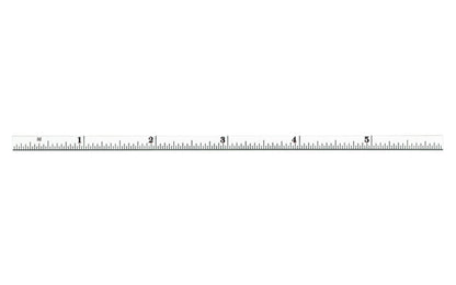  Starrett 6" Narrow Flexible Rule - 1/32", 1/64" Grads. Satin Chrome Finish. 3/16" thin rule.  Made in USA. EDP 52696. Model C610N-6. 049659526967