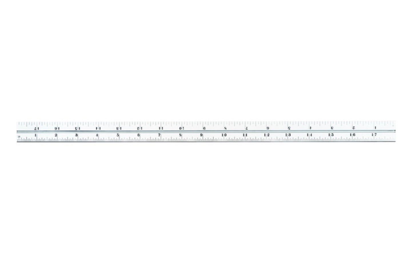 Starrett 18" Satin Chrome Blade for Combination Squares, Sets & Bevel Protractors