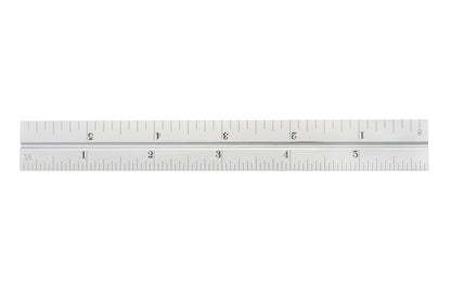 Starrett 6" Blade for Combo Square - 1/8", 1/16", 1/32", 1/64" Grads. CB6-4R. Made in USA