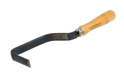 Made in USA ~ High carbon steel - A popular style of hand weeder, known as the Osborne Cape Cod Weeder. Both edges well sharpened & made of high carbon steel. The blade is very sharp & cuts tough weeds & roots. A quality steel hand weeder. Hardwood handle.  6" long blade & 13/16" wide blade - CS Osborne Model No 200-W ~ 096685594422