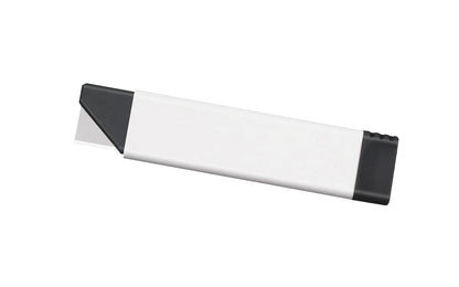 Olfa CTN-1 Snap-Off Carton Cutter is the ideal solution for opening boxes, packaging materials, tape, & more. This compact box cutter has a streamlined body & easily fits your pocket, desk, toolbox, or kitchen drawer. 091511400397. 18 mm (3/4") wide blade - Segmented single sided carbon steel razor blade. Made in Japan