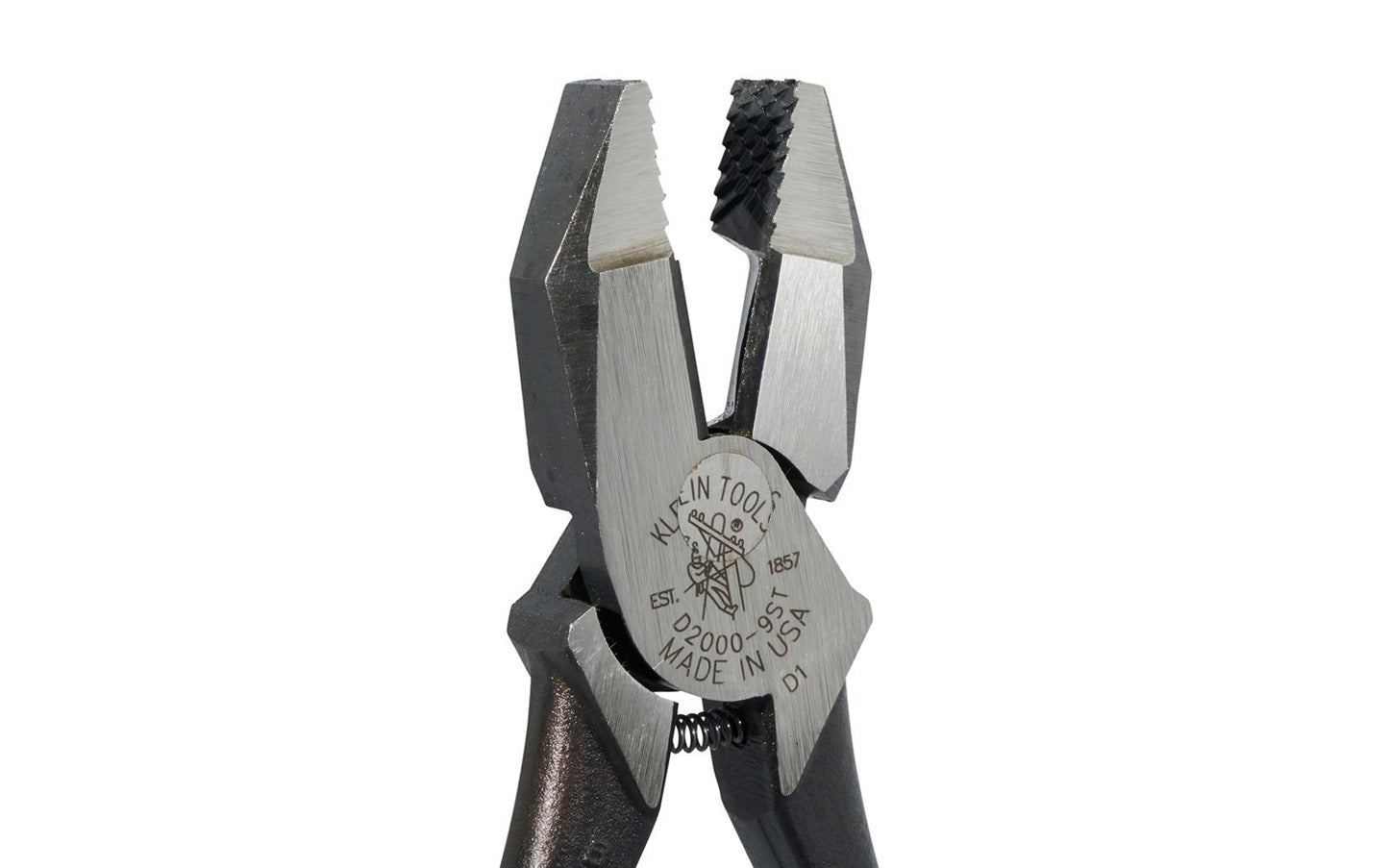 Klein Tools 9-1/4" Ironworker's Pliers "Heavy Duty" D2000-9ST cuts ACSR, screws, nails & most hardened wire. It can twist & cut soft annealed rebar tie wire as well. It has a high-leverage design; rivet is closer to the cutting edge for 46-Percent greater cutting & gripping power. 9-1/4" overall length. 092644703829